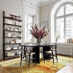 Alfombra Wilton - Etienne (beige/dorado)
