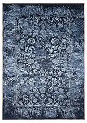Alfombra Wilton - Flowers (azul)