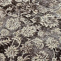 Alfombra Wilton - Flowers (marrón)