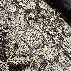 Alfombra Wilton - Flowers (marrón)