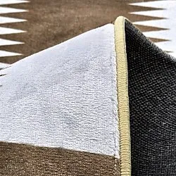 Alfombra Wilton - Gobi (marrón/blanco)