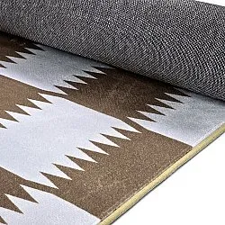 Alfombra Wilton - Gobi (marrón/blanco)
