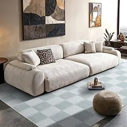 Alfombra Wilton - Gobi (gris/blanco)