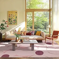 Alfombra Wilton - Honfleur (rosa/multicolor)