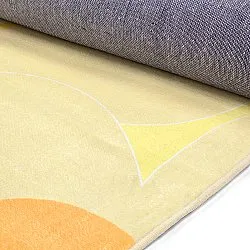 Alfombra Wilton - Honfleur (amarillo/multicolor)