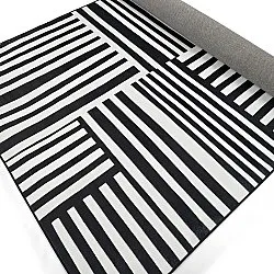 Alfombra Wilton - Joma (negro/blanco)