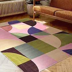 Alfombra Wilton - Kalami (rosa/multicolor)