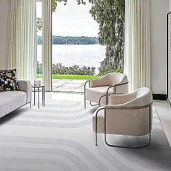Alfombra Wilton - Obidos (gris/blanco)