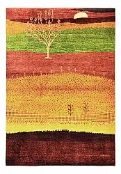 Alfombra Wilton - Oia (rojo/multicolor)
