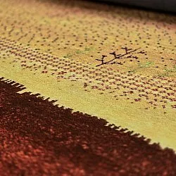 Alfombra Wilton - Oia (rojo/multicolor)