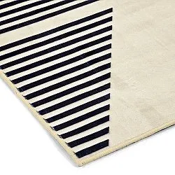 Alfombra Wilton - Pucon (negro/crema)