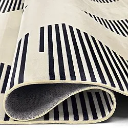 Alfombra Wilton - Pucon (negro/crema)