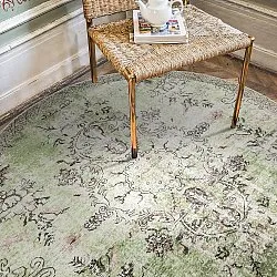 Alfombras redondeadas - Rosalie (verde)