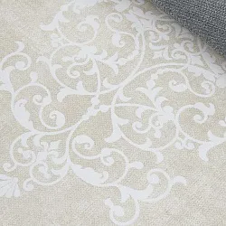 Alfombra Wilton - Santi (beige/blanco)