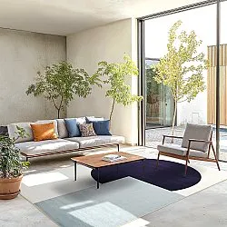 Alfombra Wilton - Taos (blanco/negro/gris)