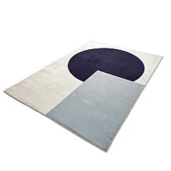 Alfombra Wilton - Taos (blanco/negro/gris)