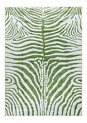 Alfombra Wilton - Zebra (verde)