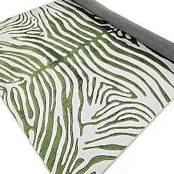 Alfombra Wilton - Zebra (verde)