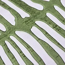 Alfombras redondeadas - Zebra (verde)