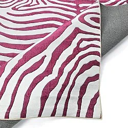 Alfombra Wilton - Zebra (rosa)