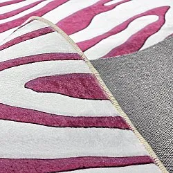 Alfombra Wilton - Zebra (rosa)
