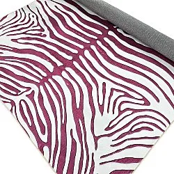 Alfombra Wilton - Zebra (rosa)