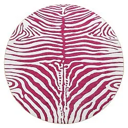 Alfombras redondeadas - Zebra (rosa)