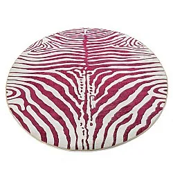 Alfombras redondeadas - Zebra (rosa)