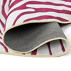 Alfombras redondeadas - Zebra (rosa)