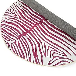 Alfombras redondeadas - Zebra (rosa)