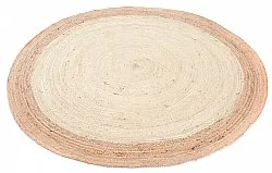 Alfombras redondeadas - Wokha (yute)