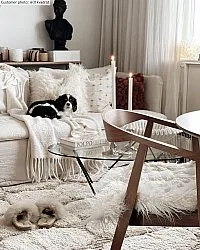 Alfombras de pelo largo - Fondi (beige)