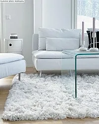 Alfombras de pelo largo - Janjira (blanco)