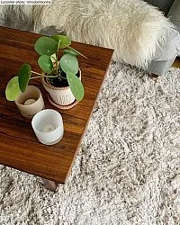 Alfombras de pelo largo - Kanvas (beige)