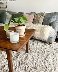 Alfombras de pelo largo - Kanvas (beige)