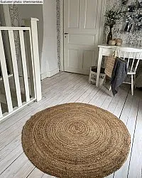 Alfombras redondeadas - Natural (yute)