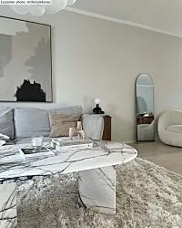 Alfombras de pelo largo - Janjira (offwhite)