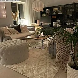 Alfombras de pelo largo - Everett (offwhite)