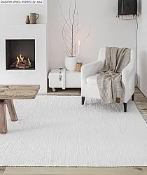 Alfombra de algodón - Silje (blanco)