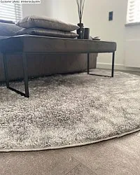 Alfombras redondeadas - Cosy (plata)