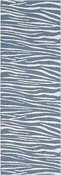 Alfombra de plástico - Horredsmattan Zebra (azul)