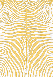 Alfombra Wilton - Zebra (amarillo)
