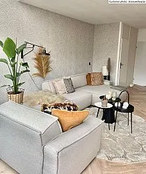 Alfombras redondeadas - Fondi (beige)