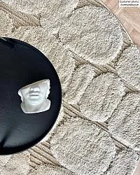 Alfombras redondeadas - Fondi (beige)