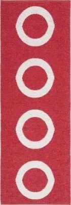 Alfombra de plástico - Horredsmattan Circus (rojo)