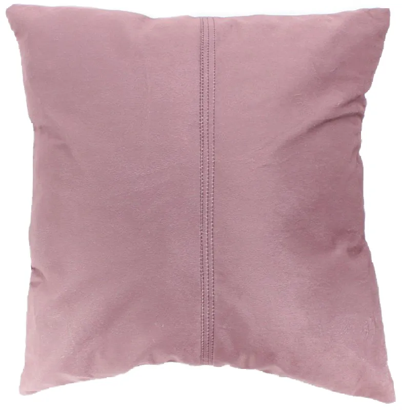 Cojín de terciopelo (rosa) (funda de cojín) 45 x 45 cm