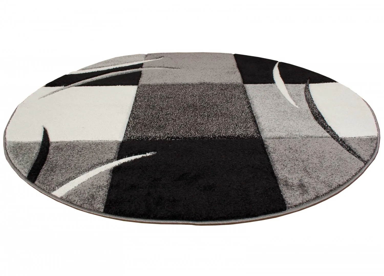 Alfombra Wilton - London Patch (negro)