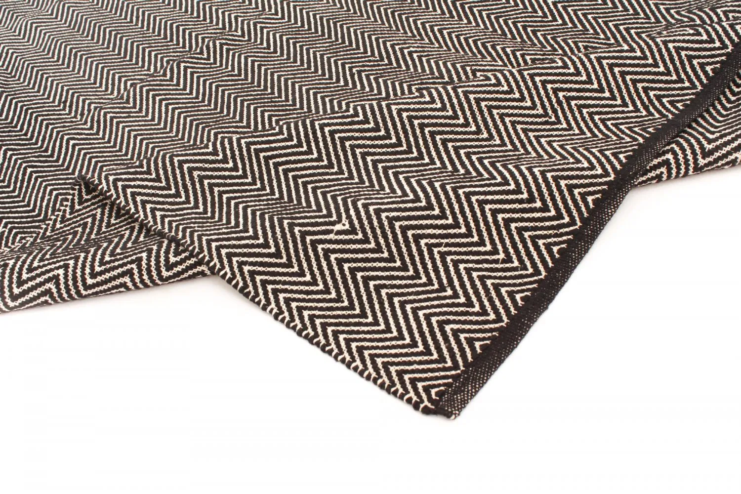 Alfombra de algodón - Marina (negro)