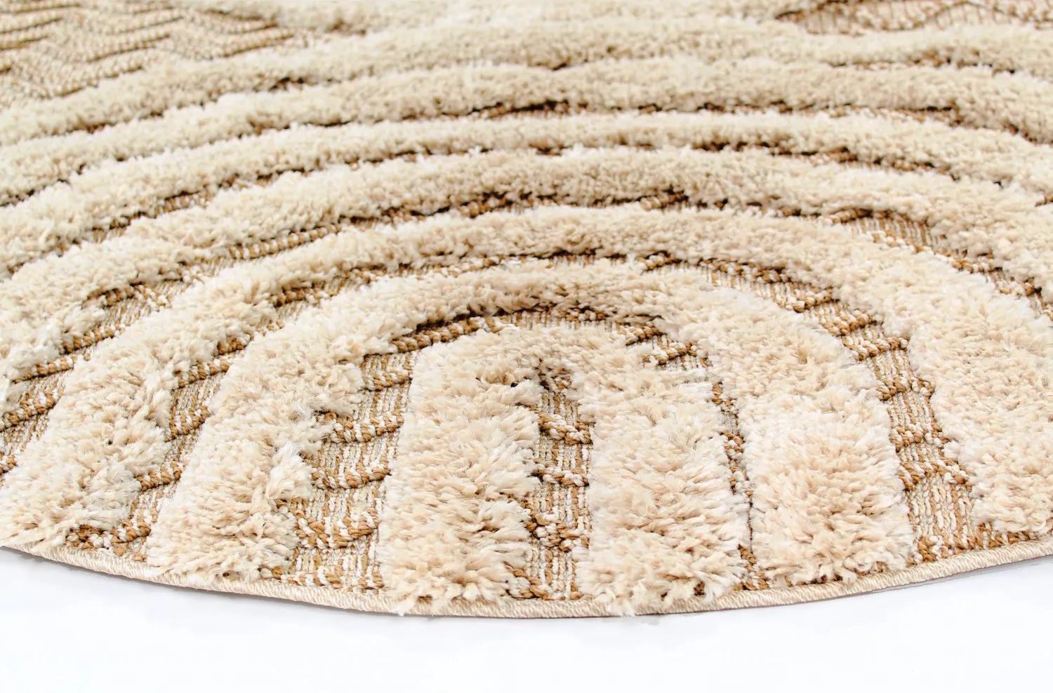 Alfombras redondeadas - Ronda (beige)