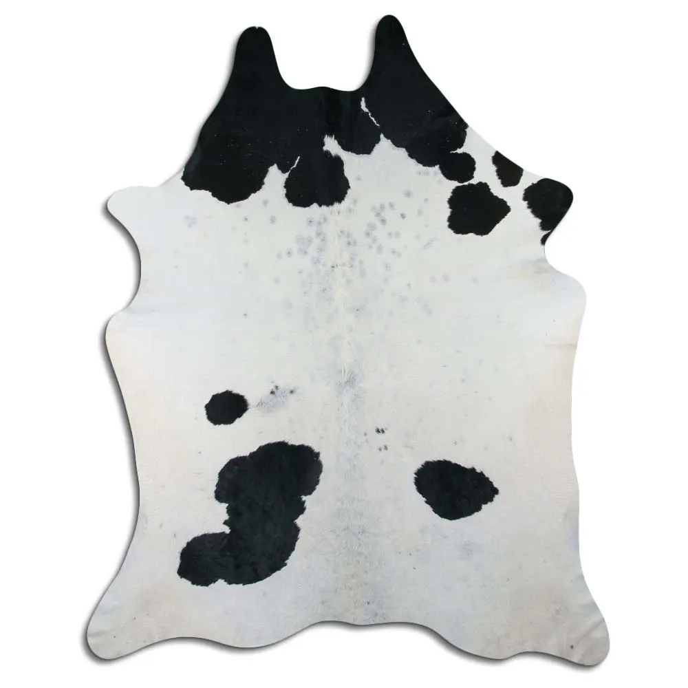 Piel de vaca - Negro/blanco 52